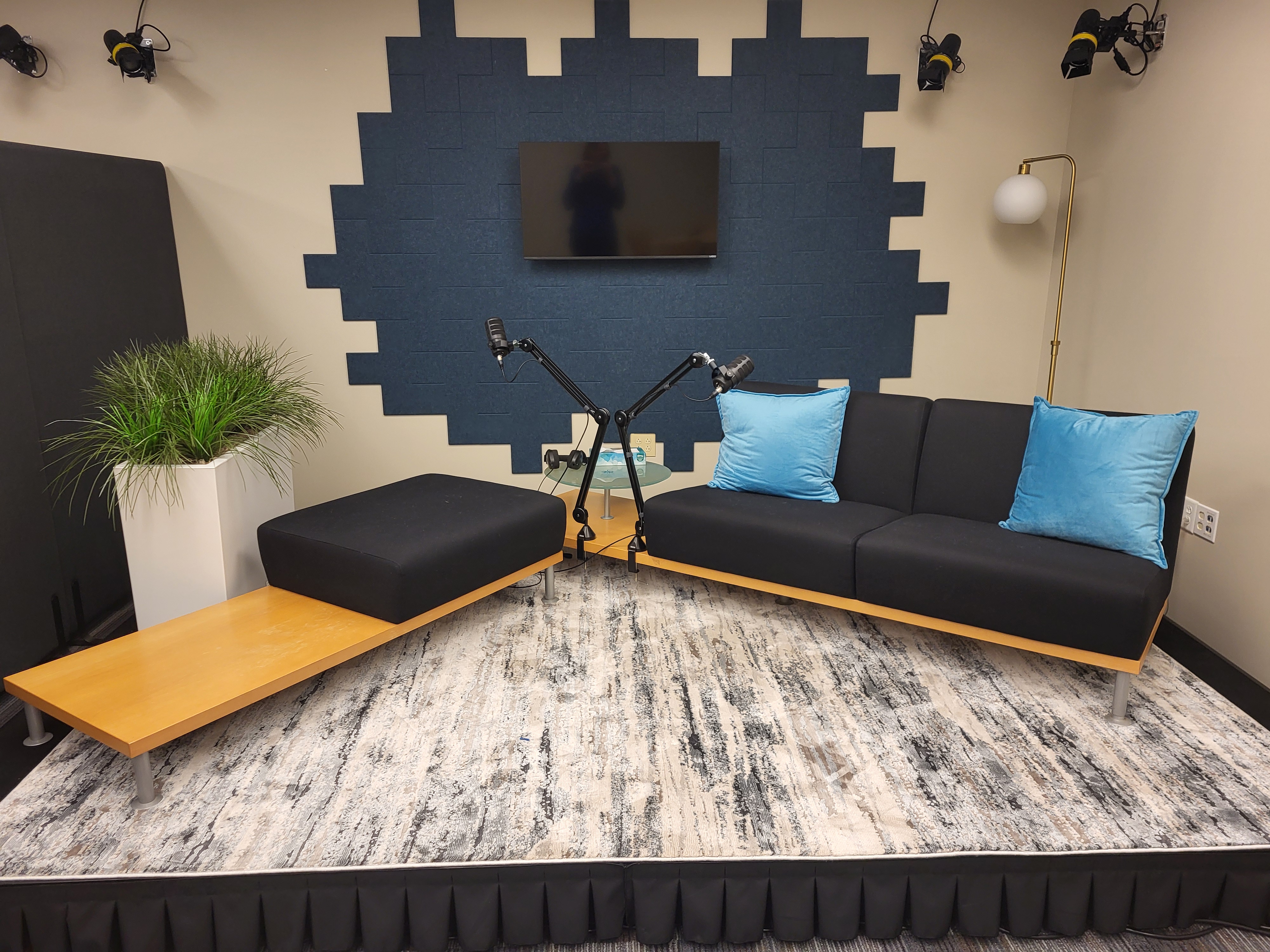 Podcast Studio Couch Set