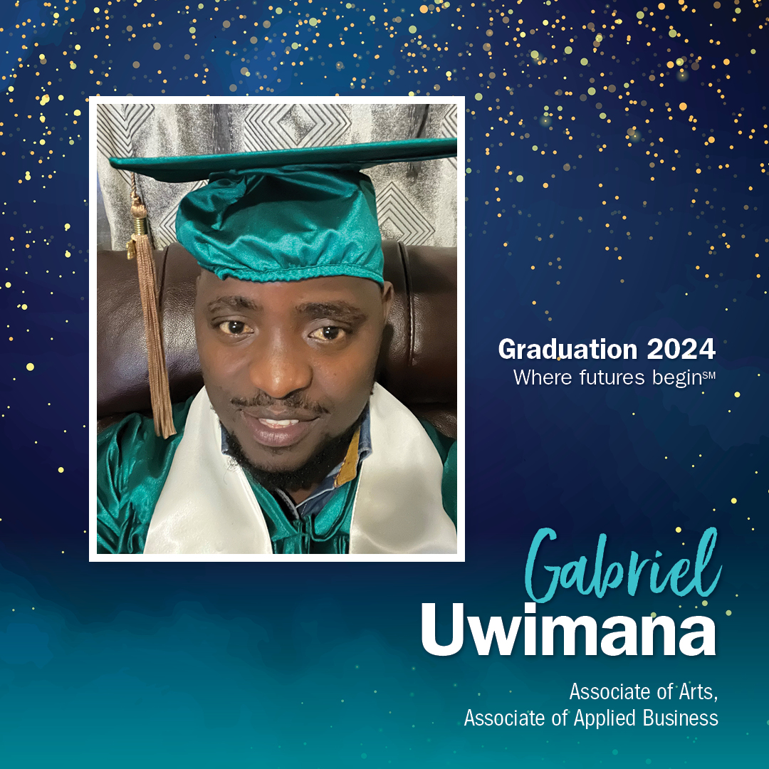 Graphic of Gabriel Uwimana