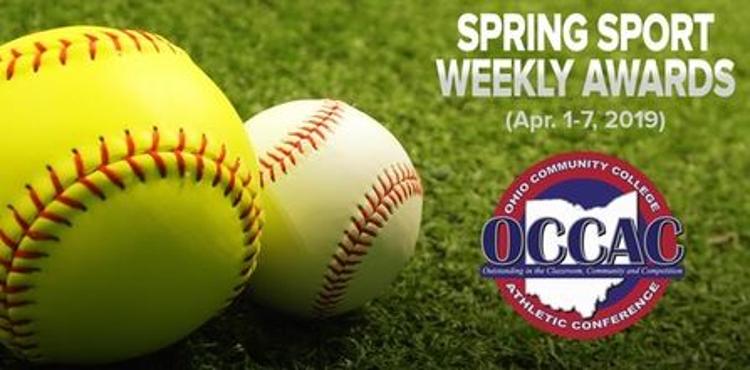 OCCAC baseball-softball weekly awards