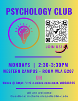 lightbulb with psychology club meeting information and webex link